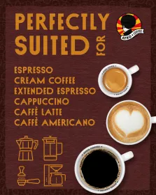 Dark & Elegant Ground Coffee, Organic, Fairtrade 250g